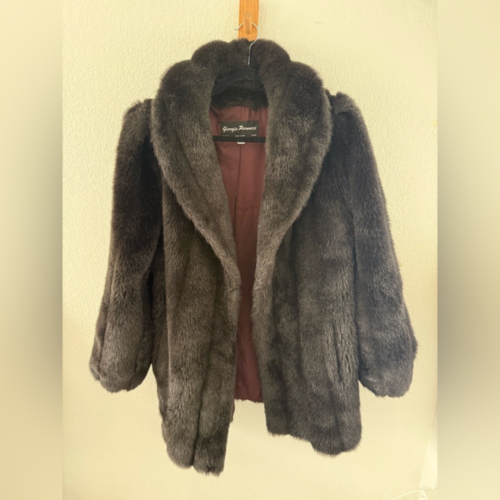 Gorgeous Brown Faux Fur Teddy Jacket